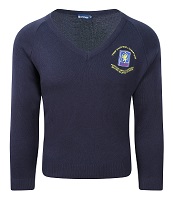 Navy V Neck Pullover